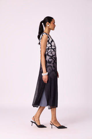 Mirabelle Print Dress - Black