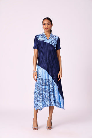 Trista Dress - Blue