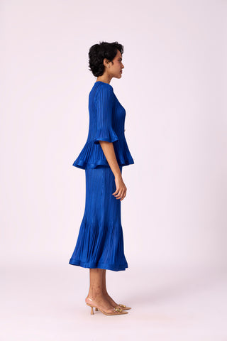 Merylyn Skirt Set - Azure Blue