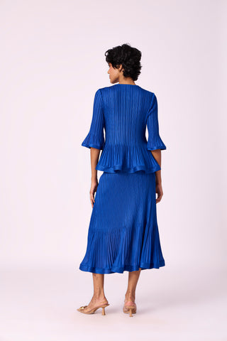 Merylyn Skirt Set - Azure Blue