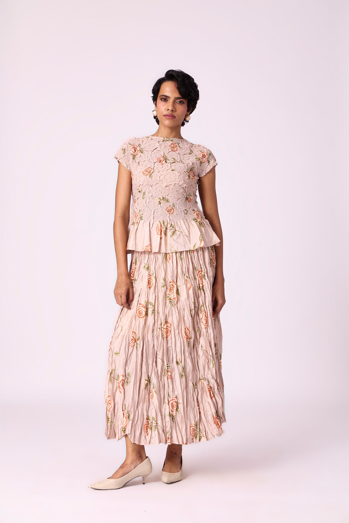 Jade Floral Set - Beige