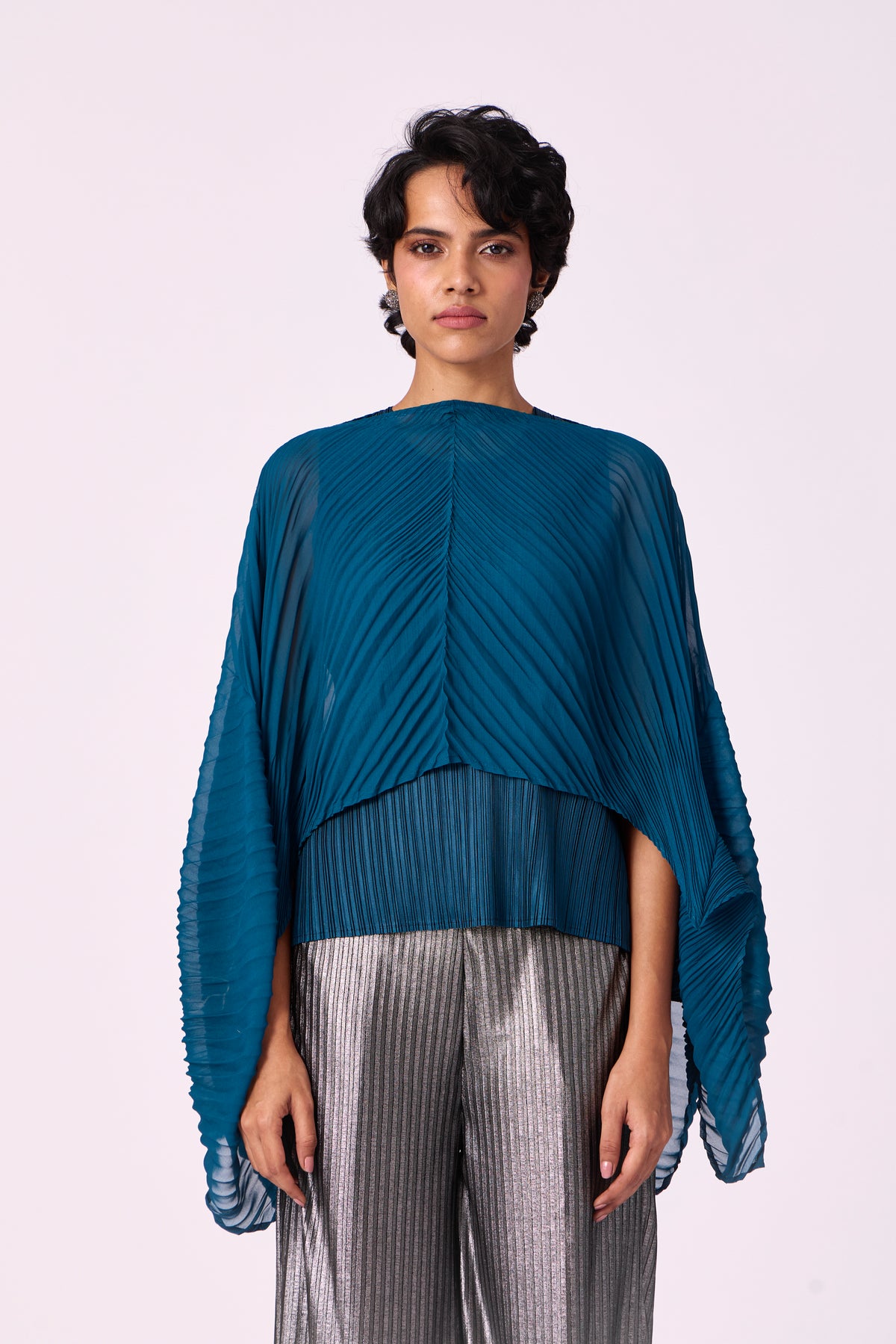 Nadia A-Line Top - Teal