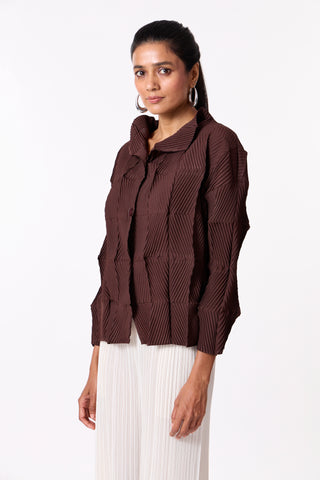 Kara 4D Shirt - Coffee Brown