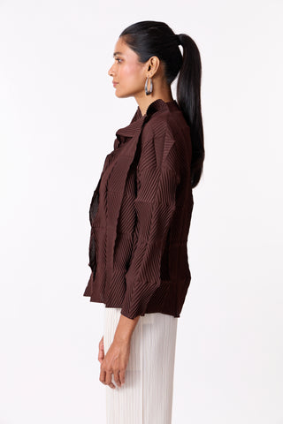 Kara 4D Shirt - Coffee Brown