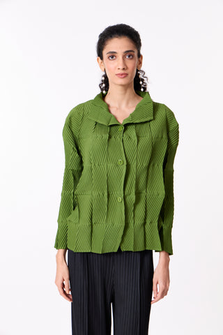 Kara 4D Shirt - Leaf Green