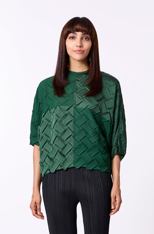 Austin Satin Top - Green