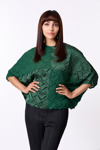 Austin Satin Top - Green