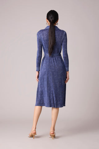 Levy Denim Wash Dress - Blue