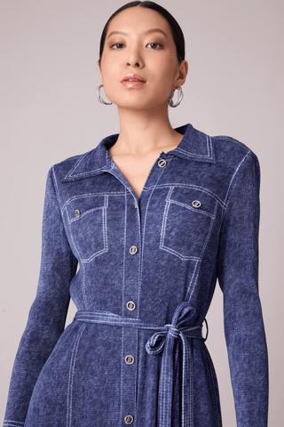 Levy Denim Wash Dress - Blue