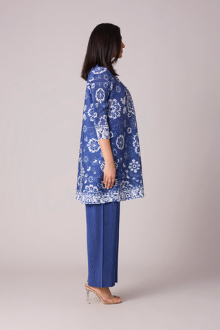 Aari Floral Set - Blue