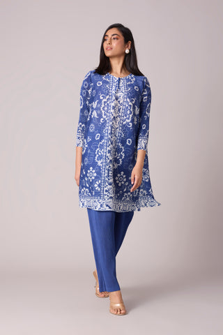 Aari Floral Set - Blue