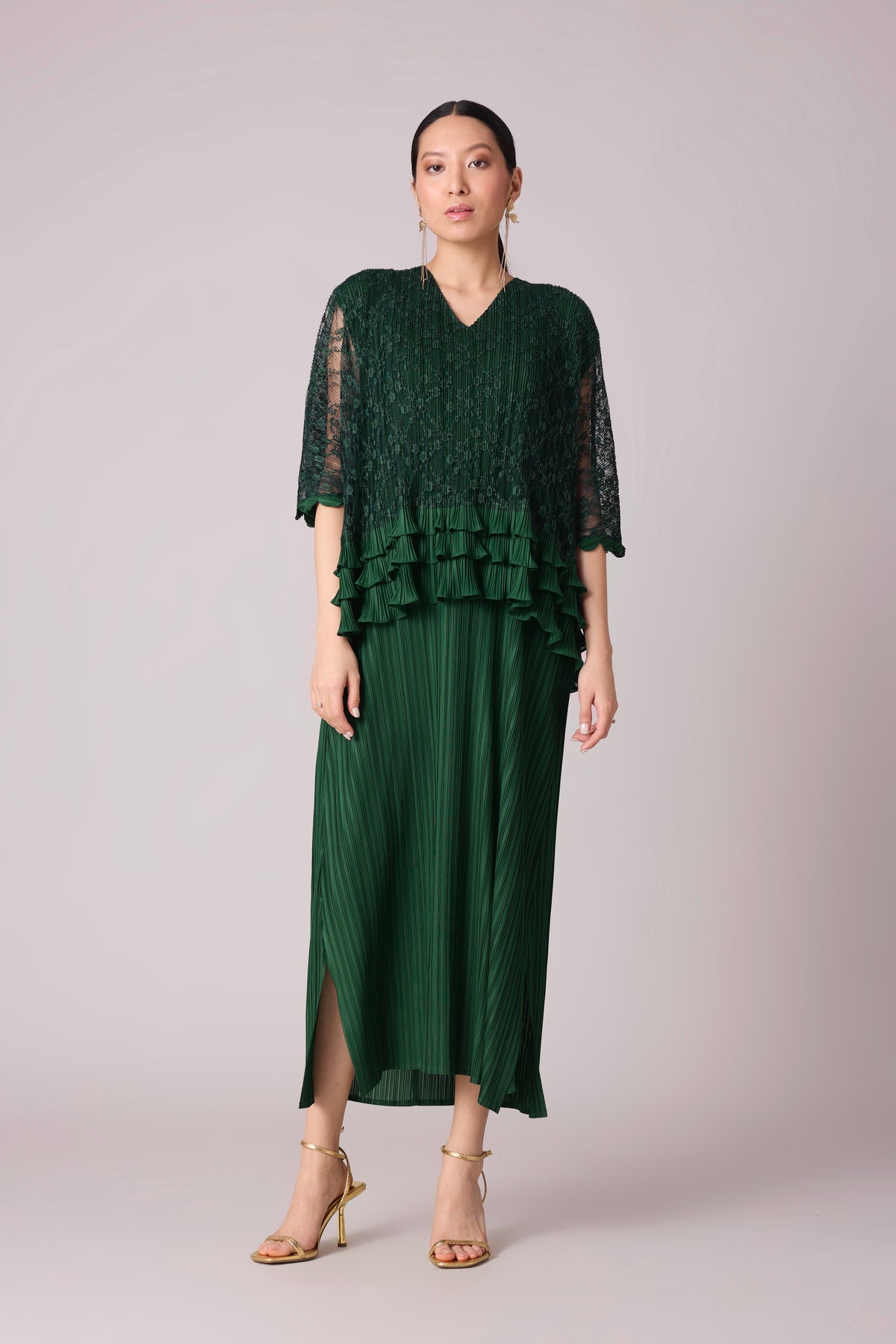 Gaby Dress - Dark Green