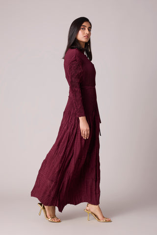 Vida Dress - Burgundy