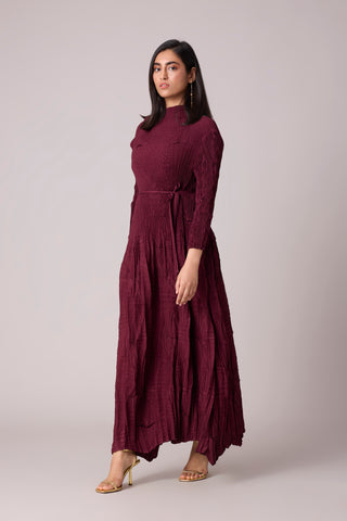 Vida Dress - Burgundy