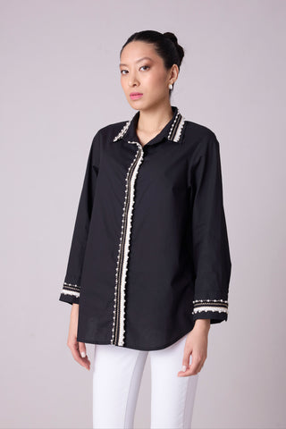 Simone Shirt  - Black