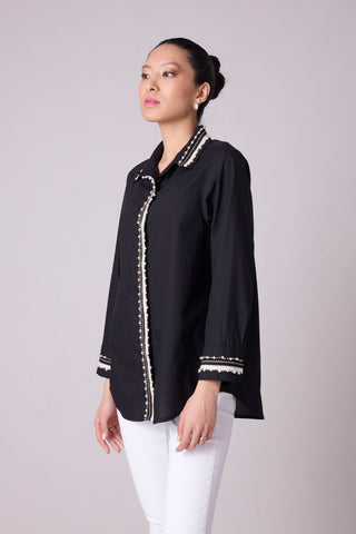 Simone Shirt  - Black