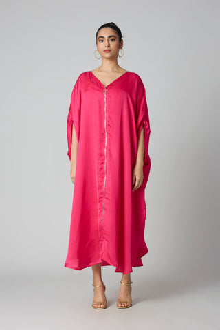 Cari Dress - Vivid Pink