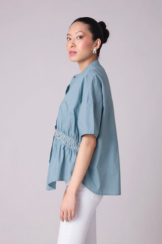 Tatum Shirt - Stone Blue