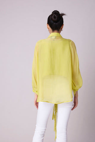 Jolie Shirt - Lime Organza