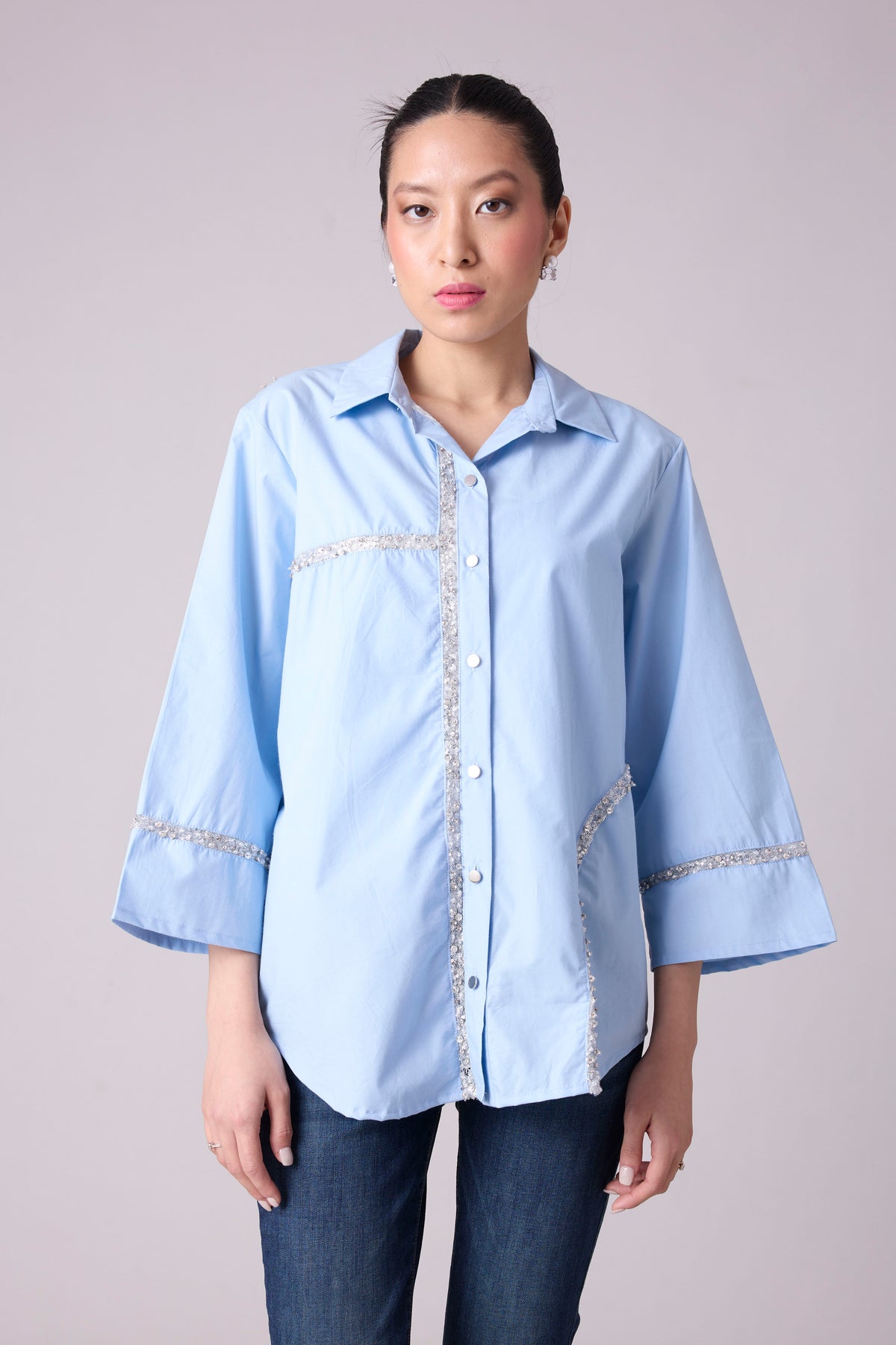 Capri Shirt - Dutch Blue