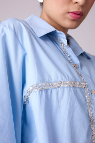 Capri Shirt - Dutch Blue