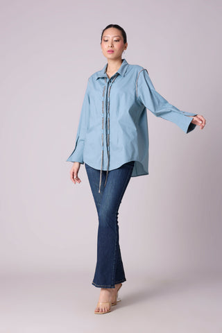 Lorenza Shirt - Stone Blue