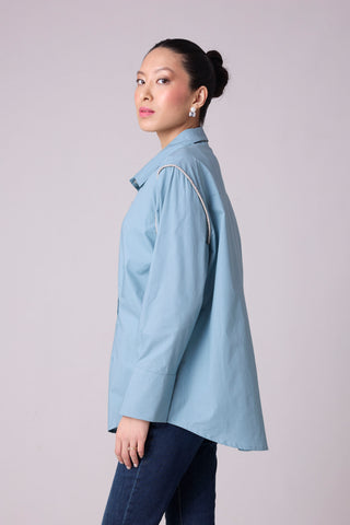 Lorenza Shirt - Stone Blue