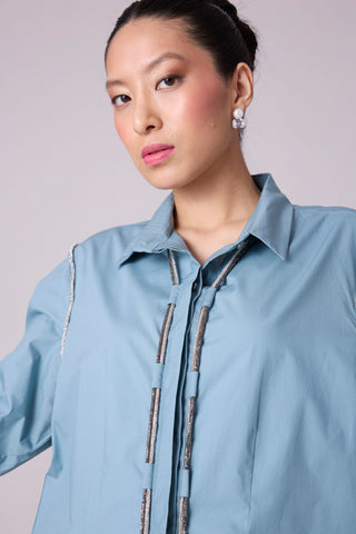 Lorenza Shirt - Stone Blue