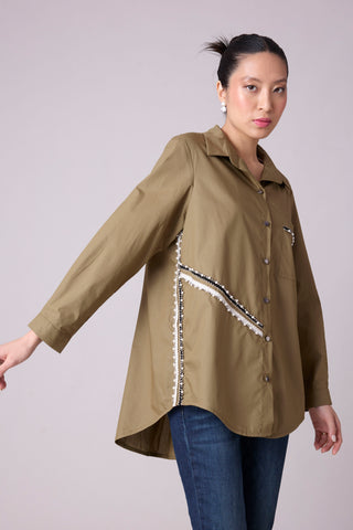 Bari Shirt - Olive Green