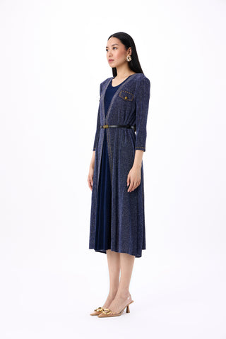 Nicola Denim Dress - Navy