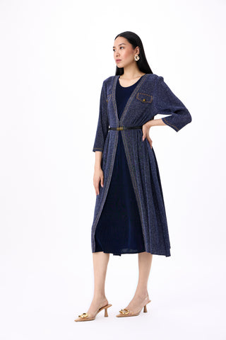 Nicola Denim Dress - Navy