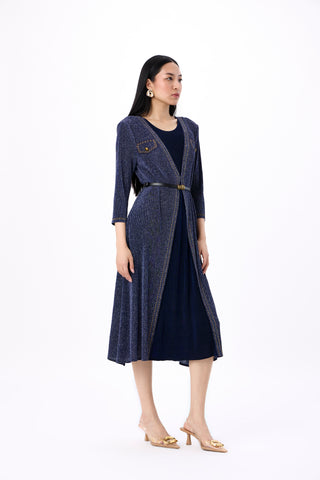 Nicola Denim Dress - Navy