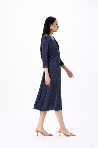 Nicola Denim Dress - Navy