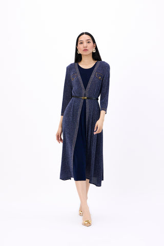 Nicola Denim Dress - Navy
