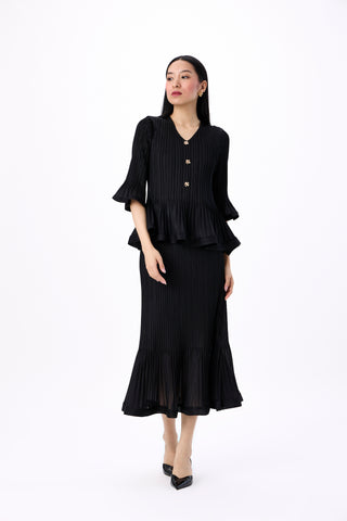 Merylyn Skirt Set - Black