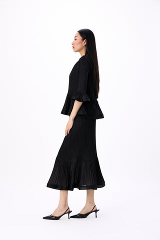 Merylyn Skirt Set - Black