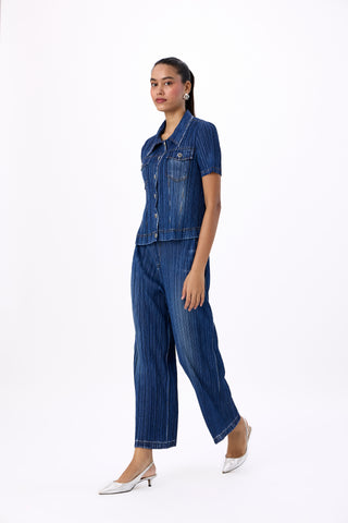 Emilia Denim Wash Set - Navy