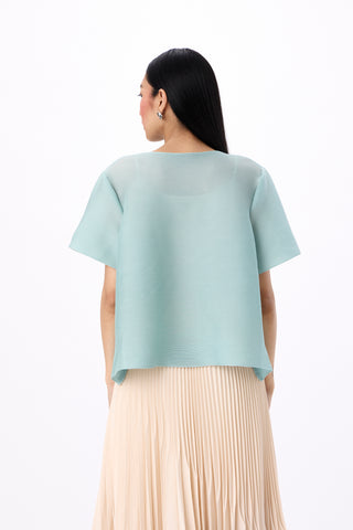 Mira Floral Top - Mint