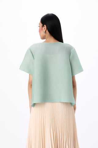 Mira Floral Top - Mint