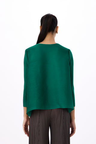 Aliz Floral Shirt - Emerald Green