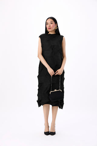 Mona 3D Dress - Black
