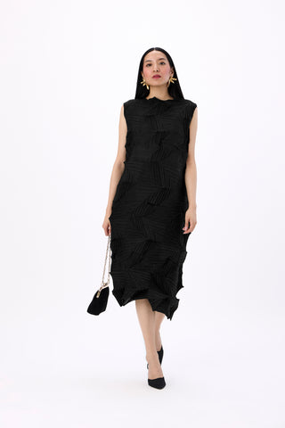 Mona 3D Dress - Black