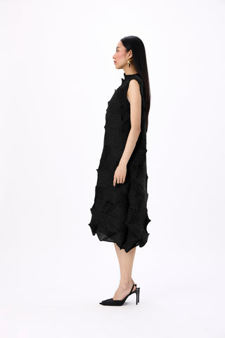 Mona 3D Dress - Black