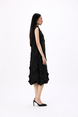 Mona 3D Dress - Black