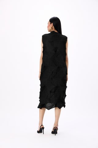 Mona 3D Dress - Black