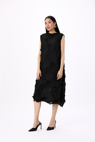 Mona 3D Dress - Black