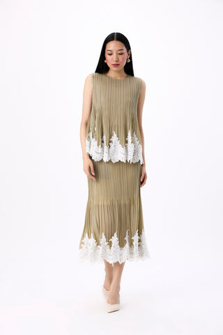 Nerina Set - Oyster Olive