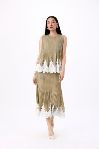Nerina Set - Oyster Olive