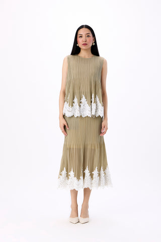 Nerina Set - Oyster Olive