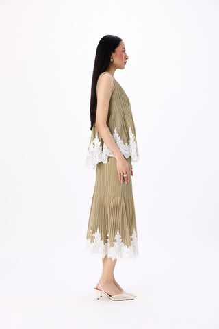 Nerina Set - Oyster Olive